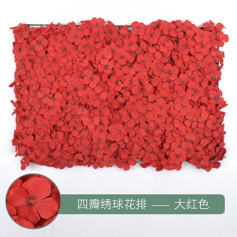 Muro de Flores de Hortensia para Decoración de Bodas, Arreglo Floral, Fondo de Pantalla, Alfombra de Pared, Arreglo Floral Artificial, Muro de Flores Famoso en Internet, Decoración de Bodas al por Mayor