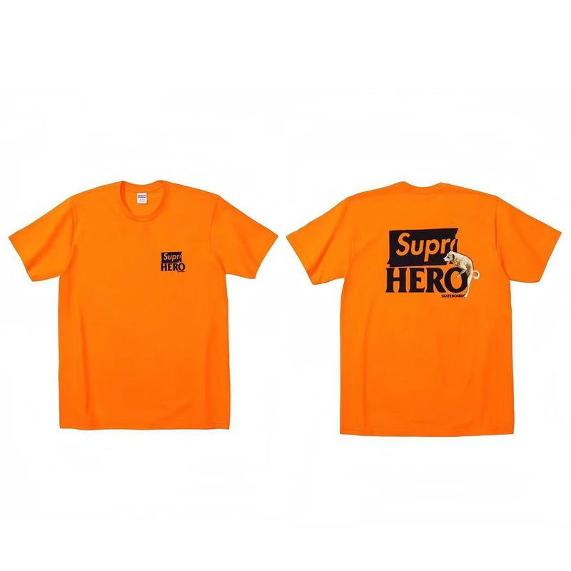 クロスボーダーファッションとトレンディなシュプリームレタープリントラウンドネック半袖ユニセックスストリートファッションTシャツドロップシッピング|undefined