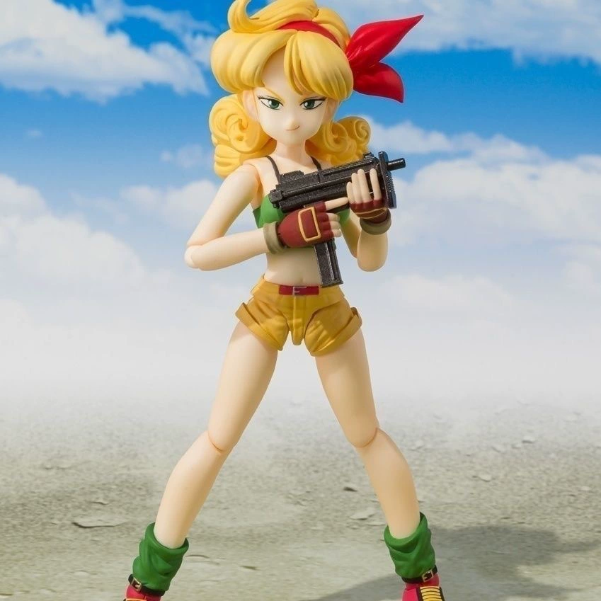 Домашнее подвижное Seven F Dragon Ball Приключения начинаются SHF девушка синего цвета волос Lanqi флеш-талисман модель игрушка