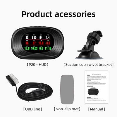 High-Definition Portable LCD Car — Vehicle HUD