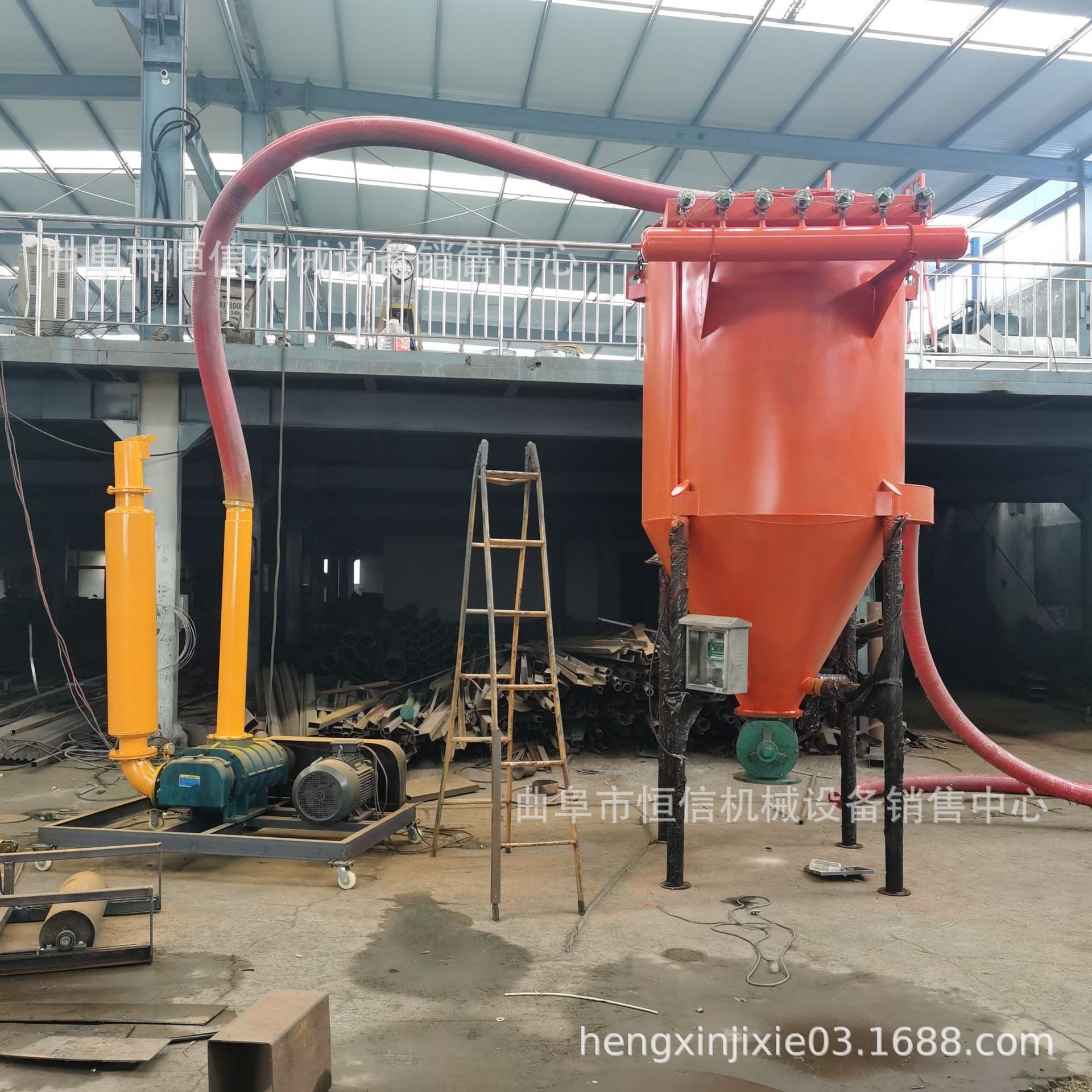 新疆电厂粉料自动装罐车气力吸灰机zcjb圆筒库铁粉清库气力吸灰机