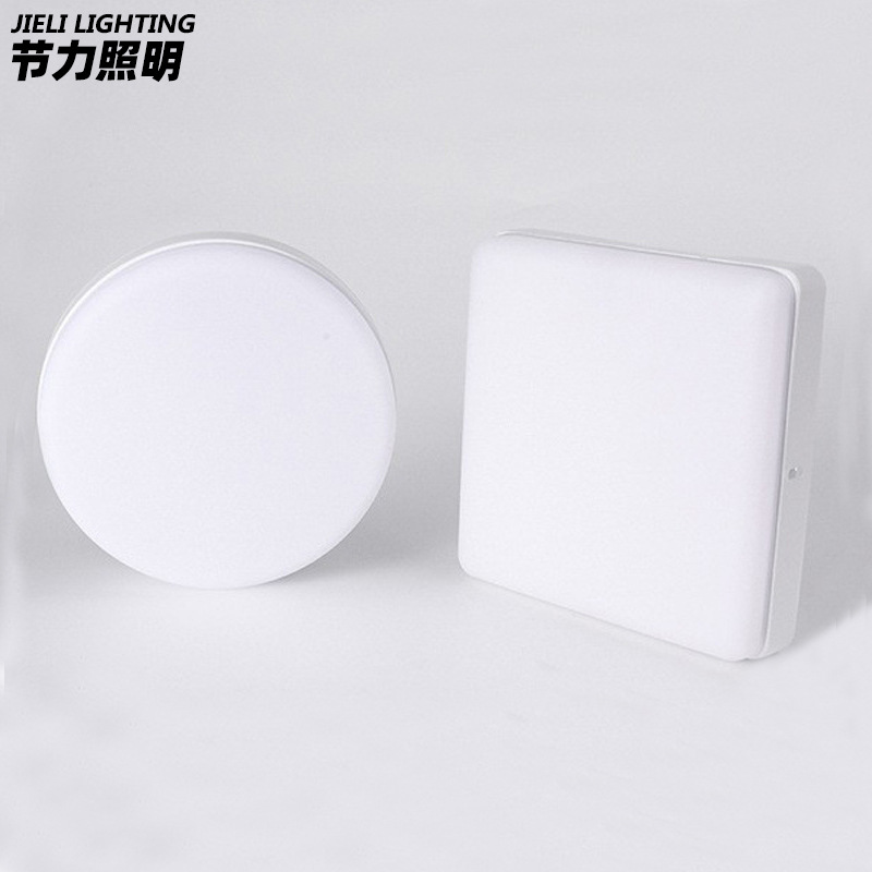 Exportación de comercio exterior sin bordes led cubierta clara gran superficie luminosa protector de ojos suave lámpara doméstica cuadrada redonda lámpara de panel