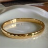 Tide, gold bracelet stainless steel, advanced jewelry, 750 sample gold, internet celebrity, does not fade, high-quality style