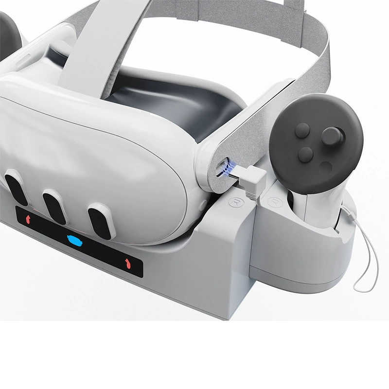Зарядная база для шлема Oculus Quest3VR. Ручка Meta Quest3 может быть закреплена на стене. Контактное сиденье для зарядки.