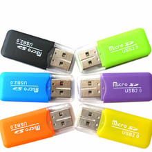 冰爽高速USB2.0读卡器迷你小巧简约手机内存卡便携读卡器低价热卖