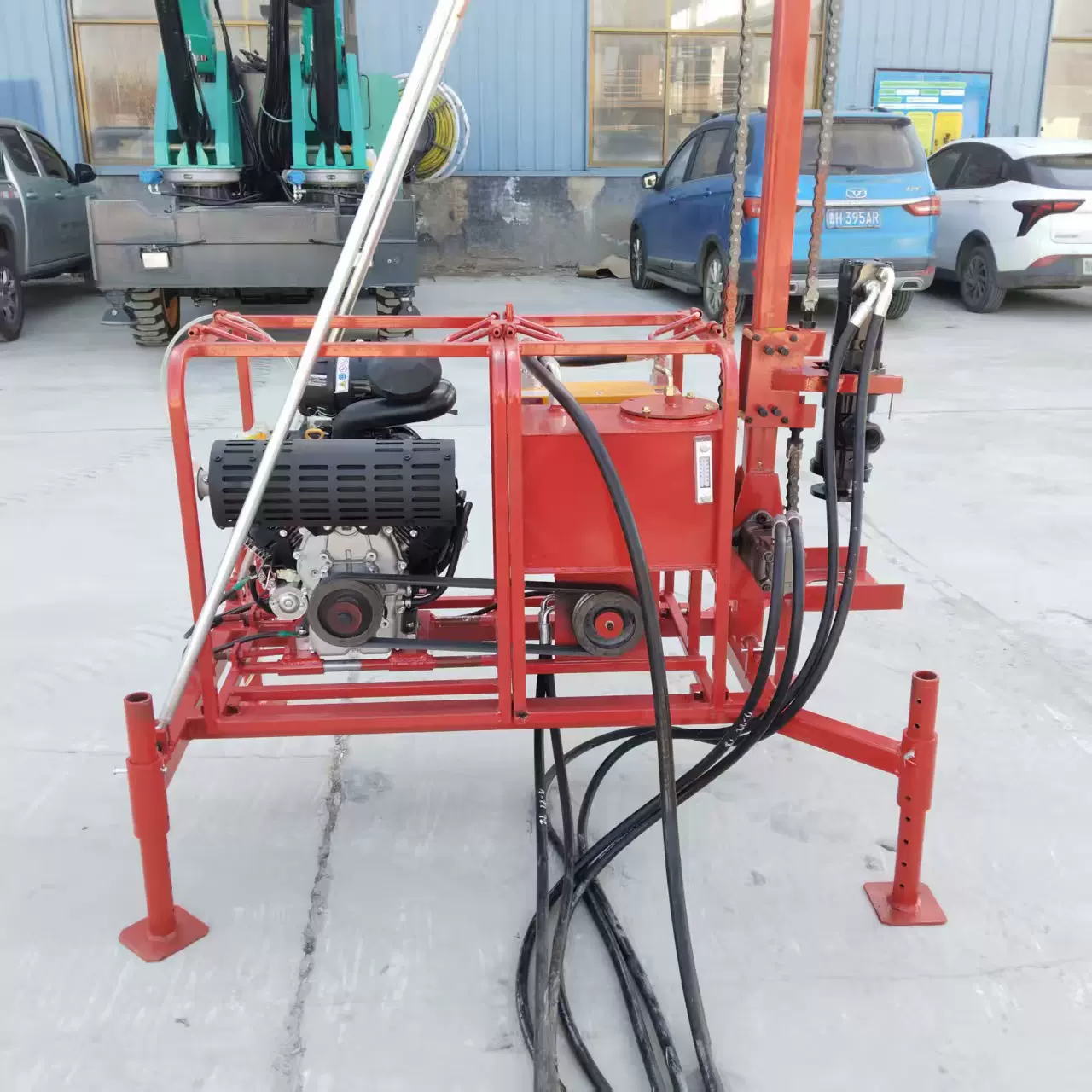 分体式山地钻机 石油物探 天然气勘探设备 30米潜孔钻机