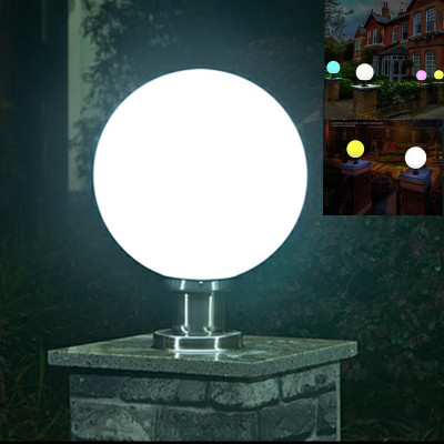 led Built-in solar energy Ball lights Colorful Ground insertion Lawn courtyard villa outdoors Lighting charge Floating Ball