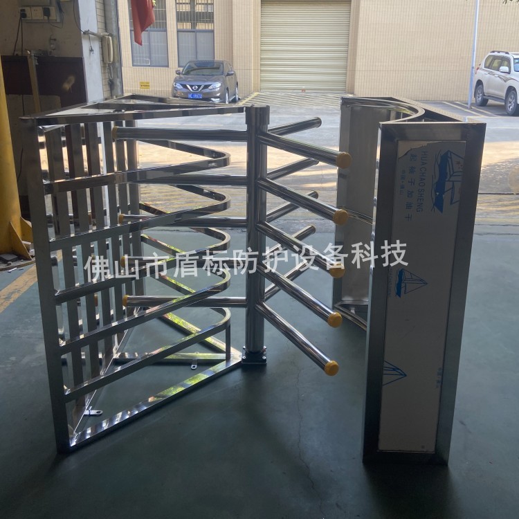 佛山半高人行通道旋转门 120度不锈钢转闸通道 生产各种尺寸