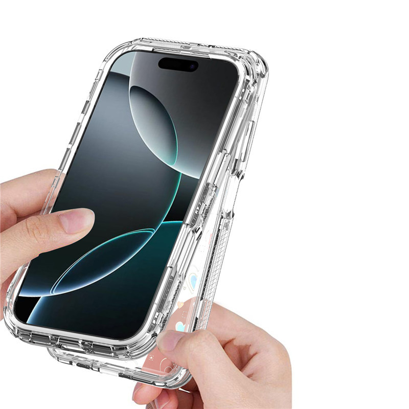 新款使用iPhone17 Pro Max透明手机壳XS Max炫影亚克力四角防摔壳
