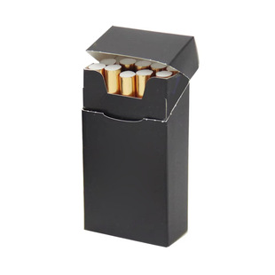 Custom Logo Empty Cigarette Box Packaging Small Capacity Classic Flip Style Paper Empty Cigarette Box Printing Custom Wholesale