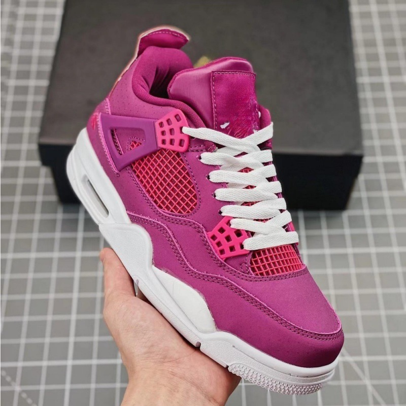 莆田工場 aj4 ピュアオリジナルバスケットボールシューズダークグリーンジョー 4 パープルデニム滑り止め耐摩耗性男性と女性のカジュアルランニングシューズ|undefined