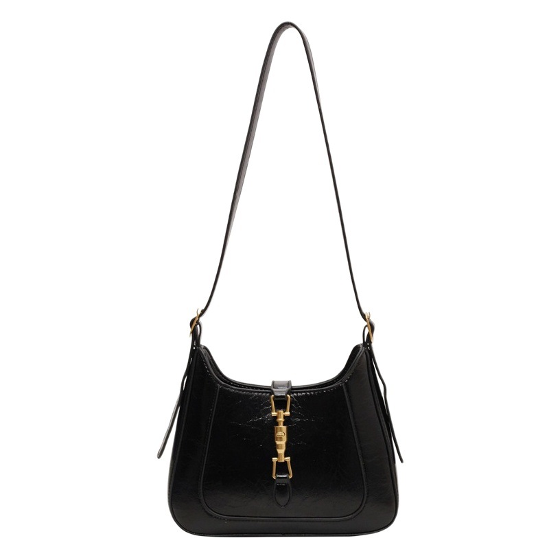 Bolso de moda bolsa axila 2023 otoño moda nuevo color sólido simple hombro bolso de las mujeres bolsa de mensajero portátil