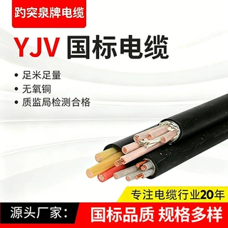 铜芯低压电缆YJV2/3/4/5芯按需定制低压阻燃电力电缆线 无氧铠装