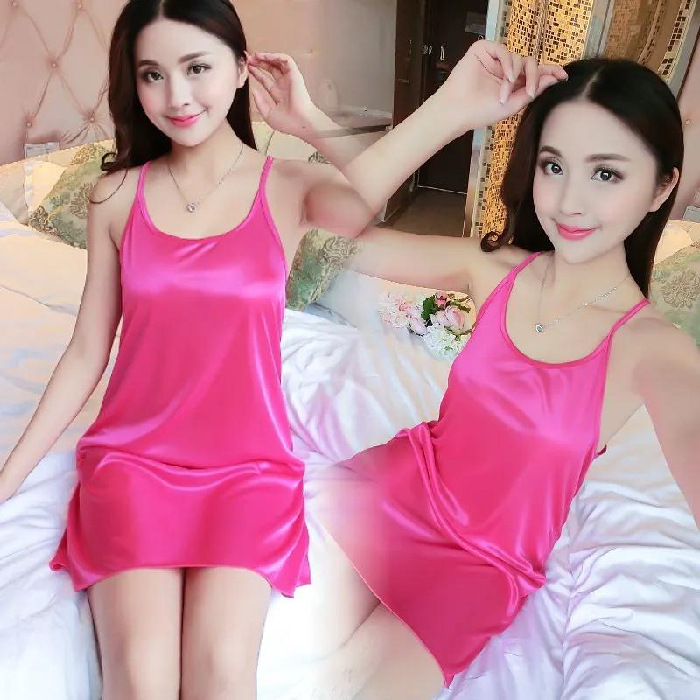 Verano Fairy Harness chaleco de seda imitación pijama de seda de hielo para aumentar el tamaño de la mujer pijama suelto ropa para el hogar