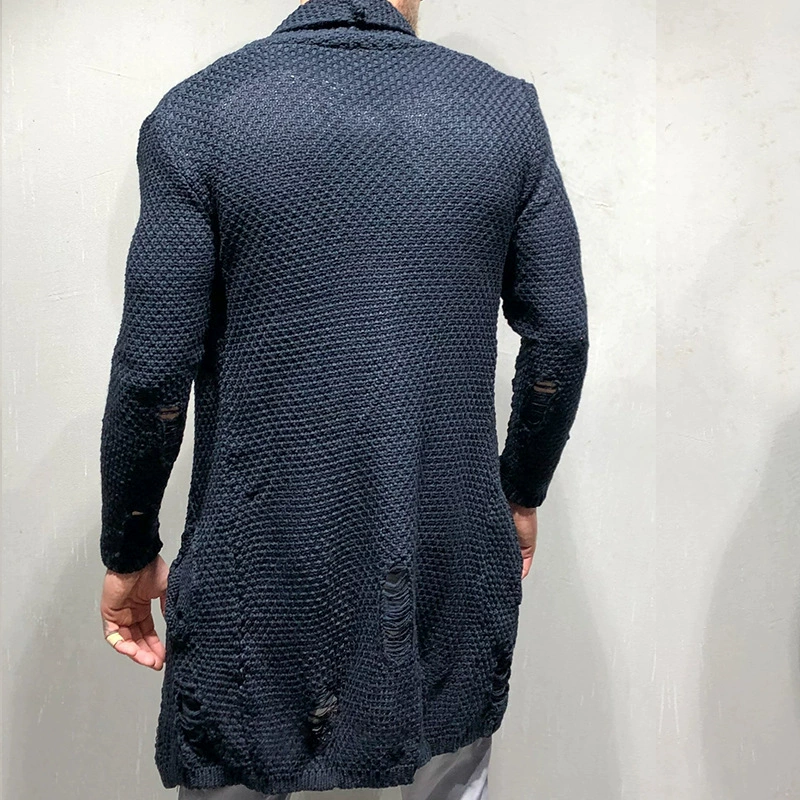 Кардиган средней длины, свитер, трикотаж оптом, Fashion Man Sweater