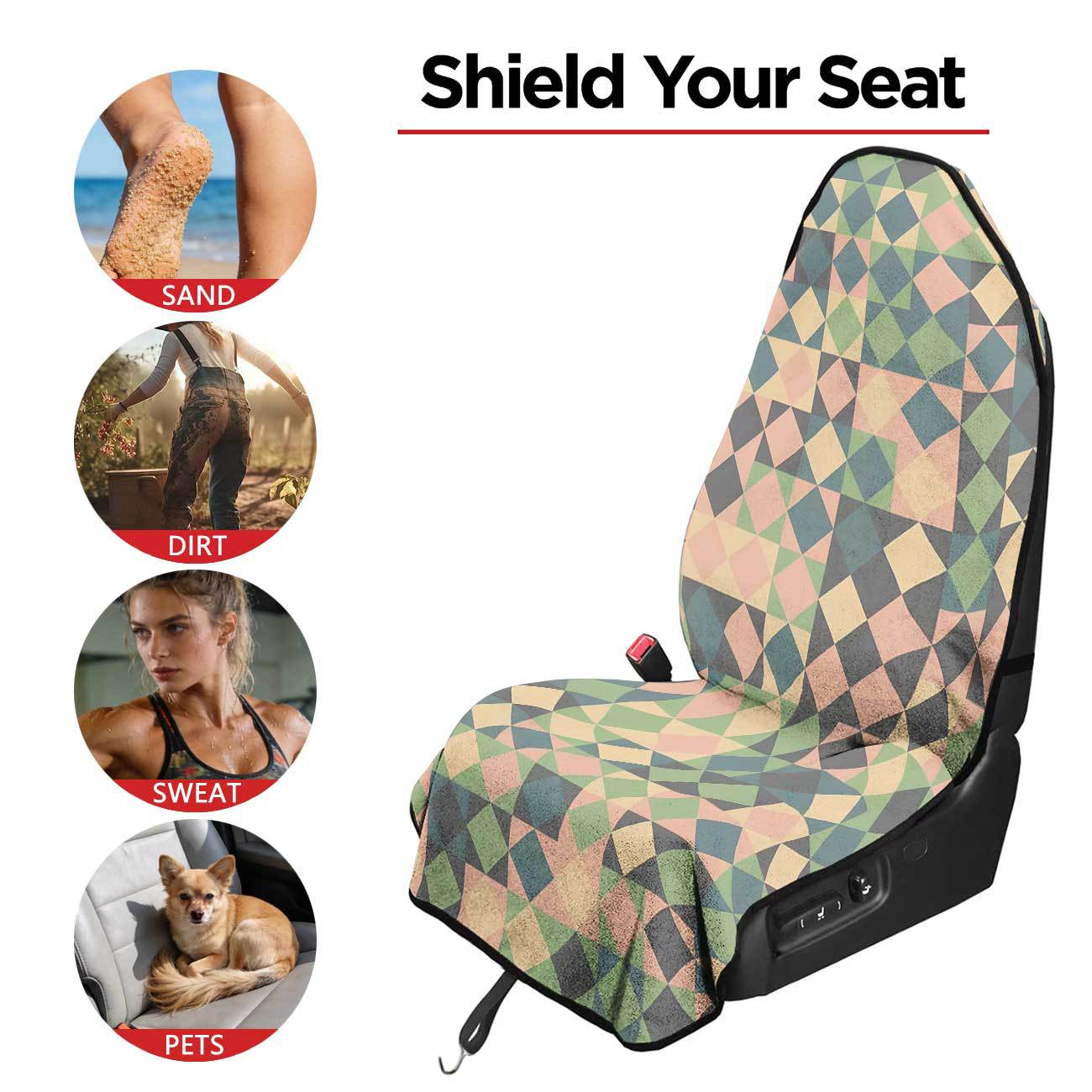 Car seat towel cover, front seat protector, suitable for gym and exercise, universal for all seasons, car use 169