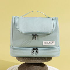 Minimalist Wabi-Sabi Style Dry and Wet Separation Travel Storage Bag, Large Capacity Makeup Storage Bag, Portable Shower Bag