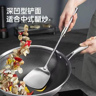 Stainless Steel Soup Spoon Large Soup Special Thickened Anti-scalding Household Cooking Soup Spoon Kitchen Stainless Steel Spatula