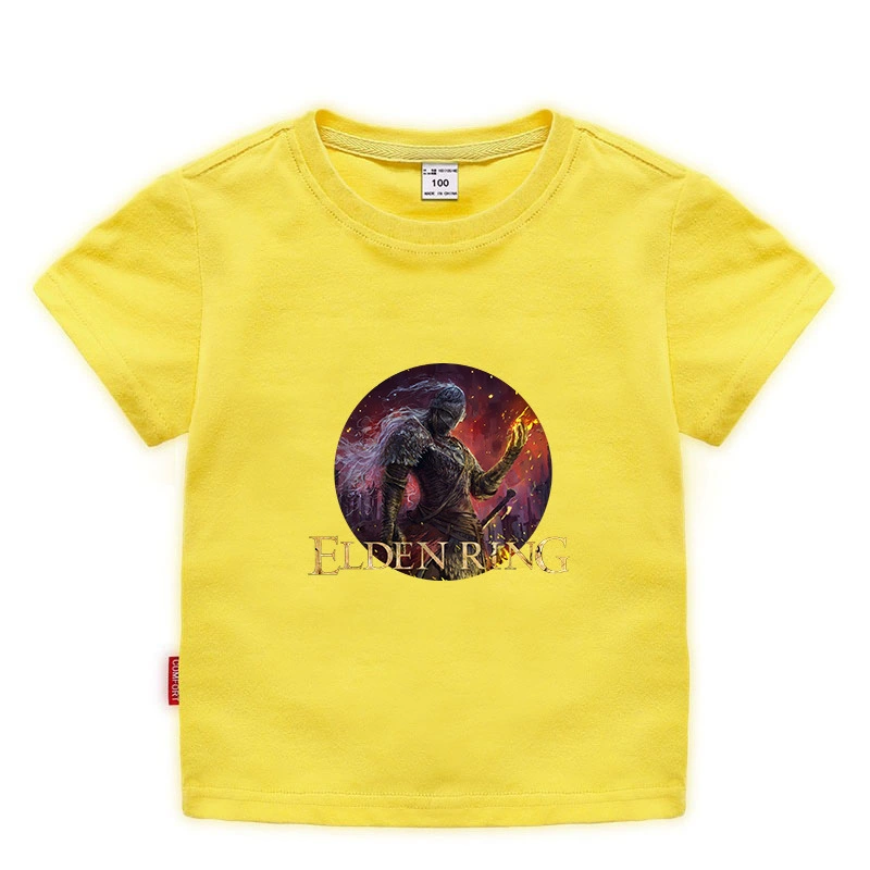 Новая игра ELDEN RING Elden Fasun Dharma Old Master Mid -Seasons Детская футболка с коротким рукавом сентября