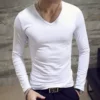 V -neck white