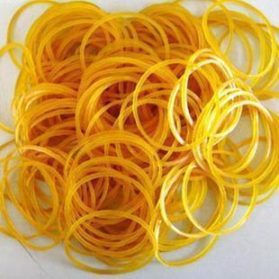 透明黄色橡皮筋胶圈工业品办公用品橡皮筋厂家批发