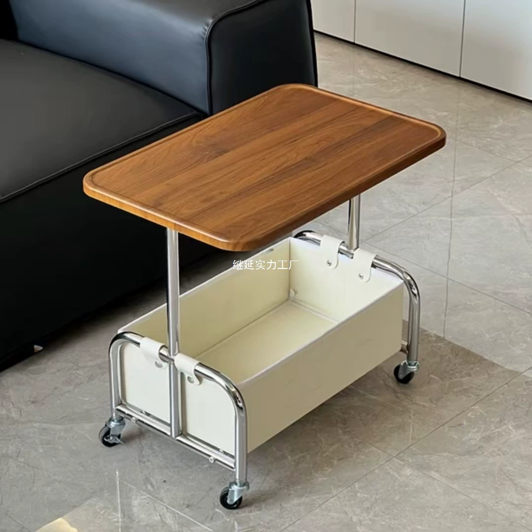 Журнальный столик для гостиной, небольшой бытовой мобильный чайный столик, можно хранить, журнальный столик на тележке, боковая полка для хранения дивана, простая