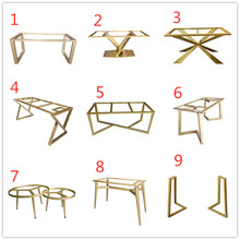定作铁艺桌脚小茶几支架大板桌桌架办公桌餐台脚书桌吧台脚金属脚