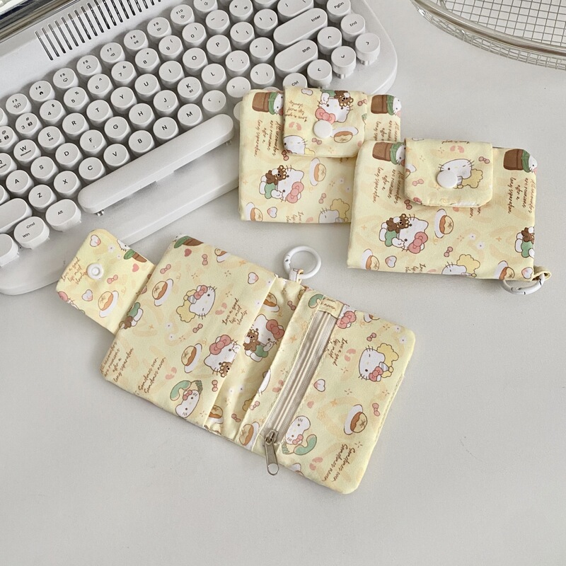 新品猫ちゃんカードケース多层小銭入れ可爱いズックイヤホンバッグポーチ多机能収纳カードバッグストラップ|undefined