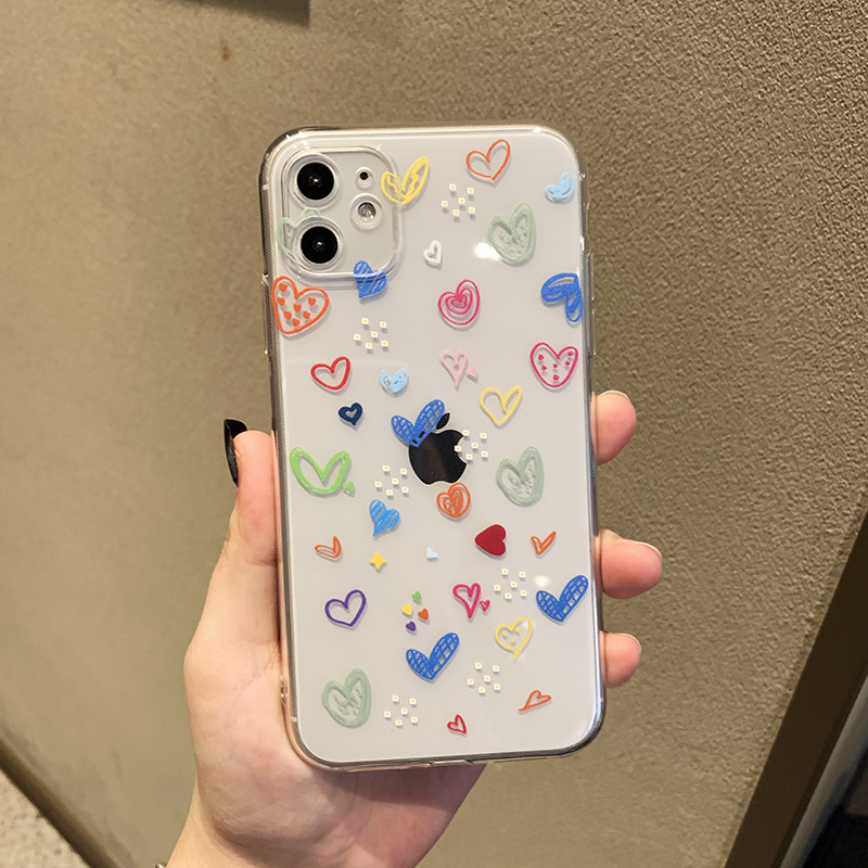 IPhone 11 Phone Case for iPhone 12Pro Protective Case for 14Pro Women's Silicone xr Full Coverage 12Mini Case IPhone 11 Phone Case for iPhone 12Pro Protective Case for 14Pro Women's Silicone xr Full Coverage 12Mini Case