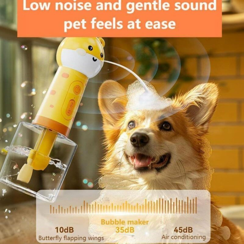 クロスボーダー Laiwang ペットバブルバスシャンプー電気犬シャワージェル猫リトルイエローアヒルバブルマシン|undefined