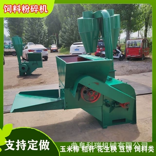 小麦秸秆打碎机玉米棒粉碎机科瑞现货供应养殖场牧草饲料打糠机