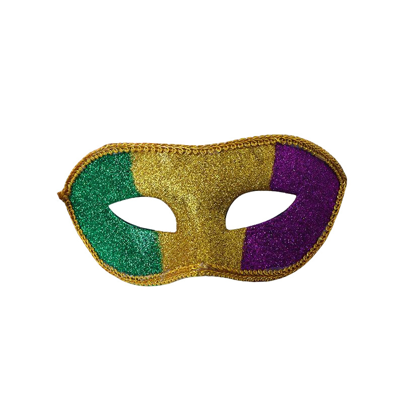 Carnaval máscara de plumas de polvo Amazon máscara de mitad de cara tricolor maquillaje de baile de fiesta accesorios de vestuario