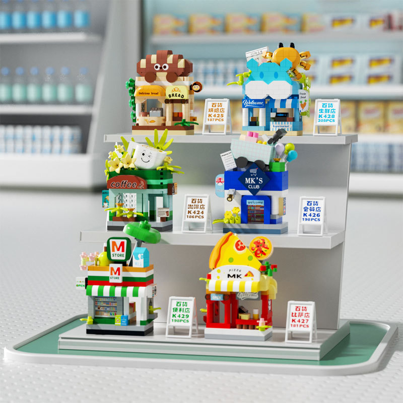 Juego completo de 6 cajas K Supermarket Department Store