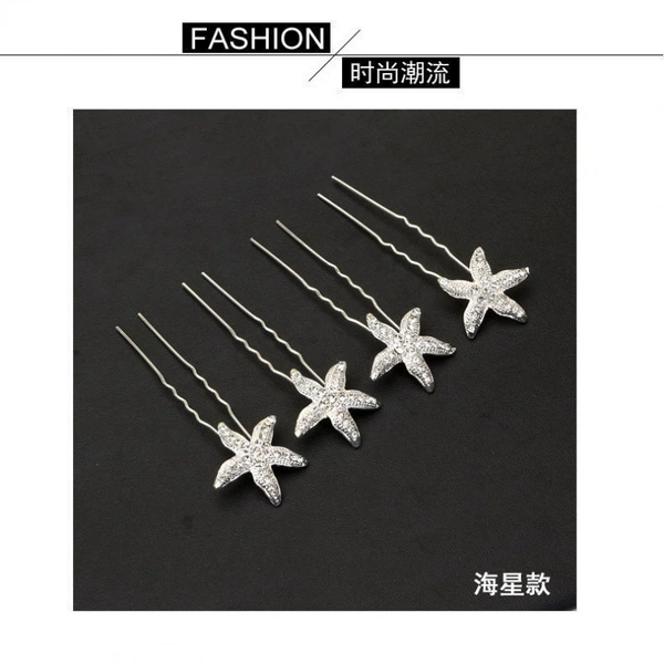 Starfish white 4 pieces