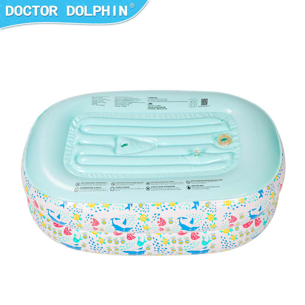 Doctor Pig Baby Bathtub Ocean Kingdom Bathtub Inflatable Bathtub pequeña bañera doméstica