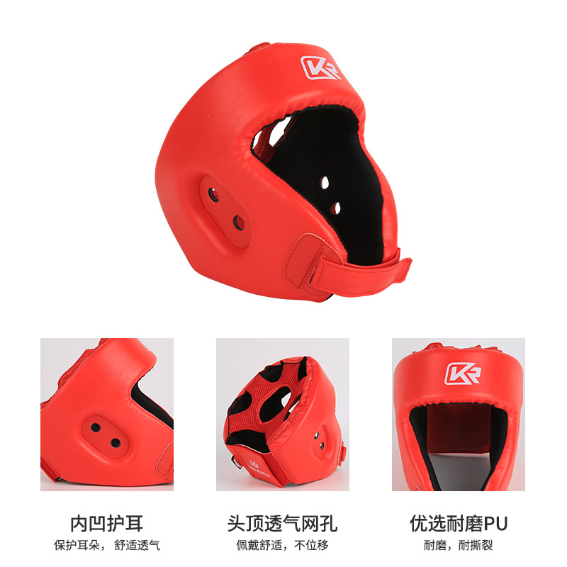 Conjunto de equipo de protección Sanda del fabricante transfronterizo Kangrui, equipo de protección de lucha libre, equipo de protección resistente al desgaste