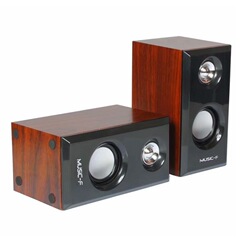 D092木のusbスピーカーのデスクトップのノートパソコンの音響の木製のサブウーファの工場は卸売りします。