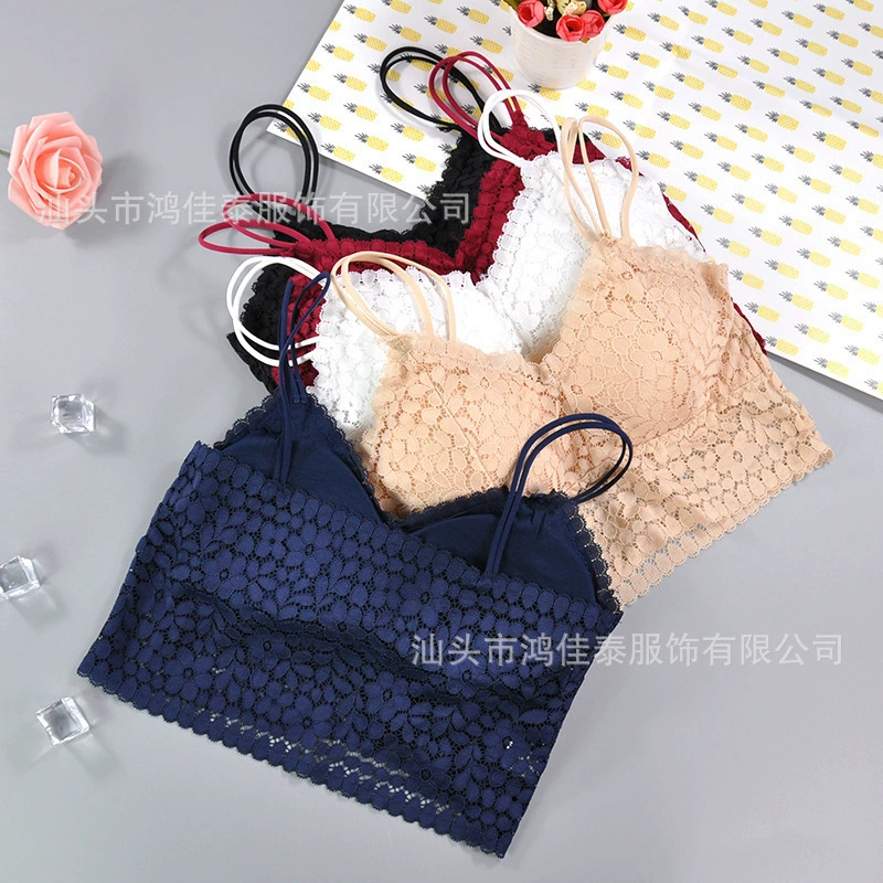 (Cross-border trading), lace comfortable push up bra solar-powered, sexy wireless bra, plus size, lifting effect