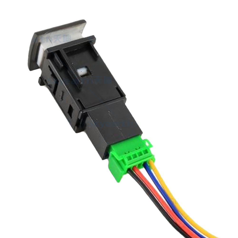 Adecuado para Toyota, Honda, Nissan, luces antiniebla modificadas, interruptor de encendido universal, luz de automóvil, interruptor de presión de control central con arnés de cables