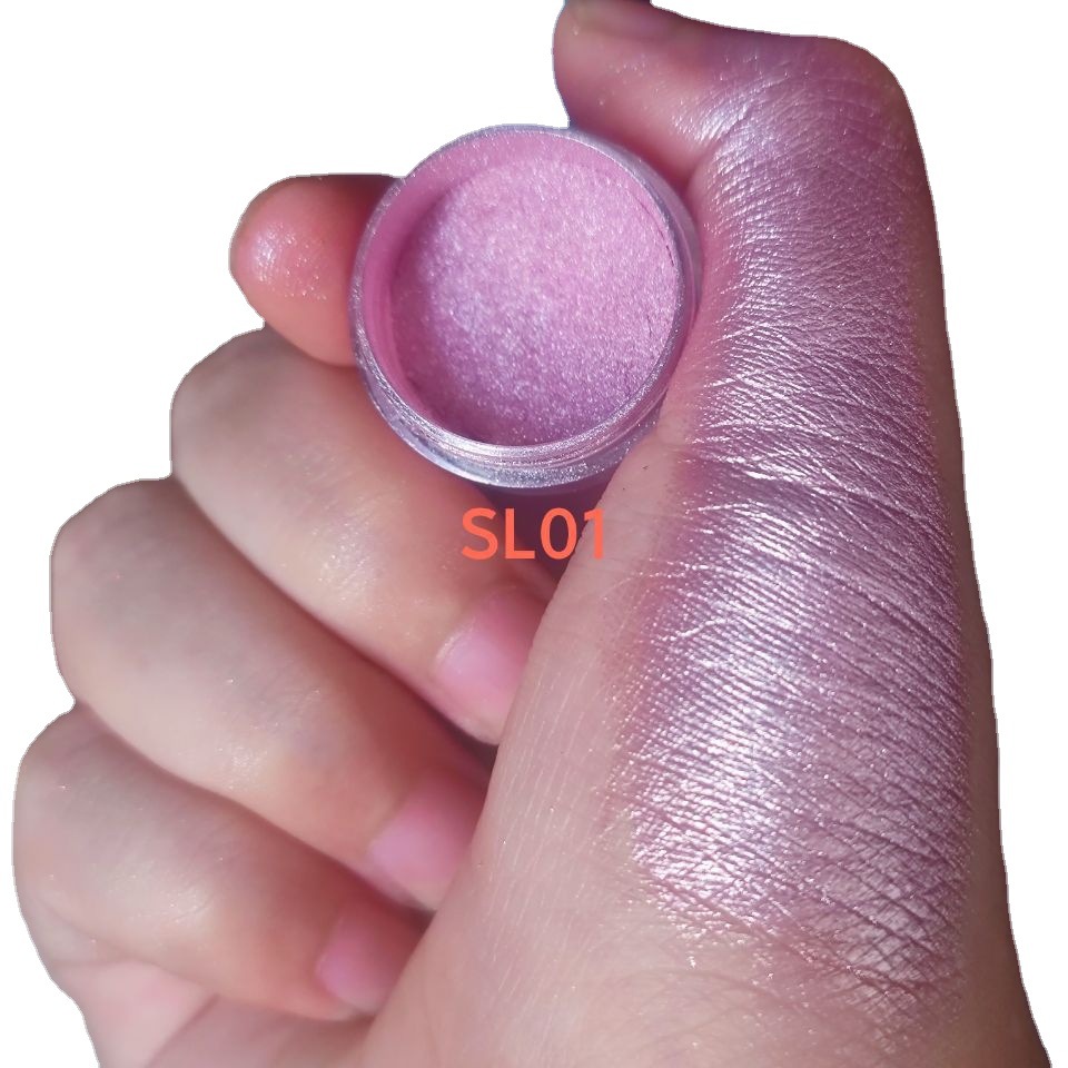新品高亮彩色玻璃包银金属珠光粉包银珠光粉