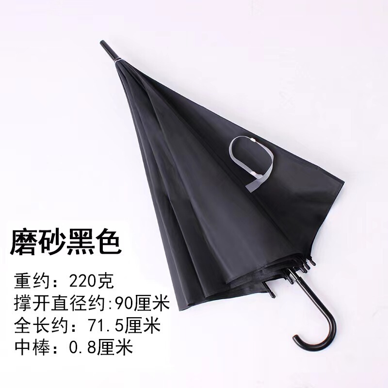 Matte Black Plastic Environmentally Friendly Sunny Umbrella Semi-Automatic Supermarket Travel Wholesale Starting from 20 Pieces Shipping Matte Black Plastic Environmentally Friendly Sunny Umbrella Semi-Automatic Supermarket Travel Wholesale Starting from 20 Pieces Shipping
