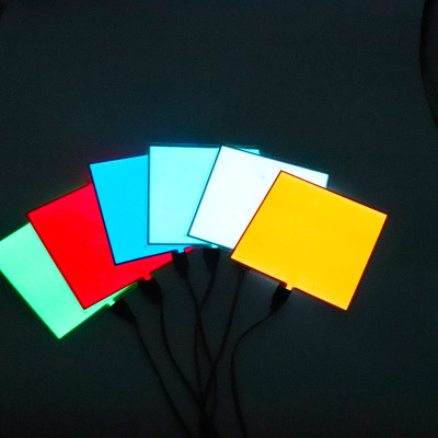 customized Various size Cold light EL Cold tablets Luminescent panel Backlight Mexican core Can be cut Thin Atmosphere lamp