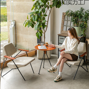 Internet-Famous Bar Sofa Set Dessert Shop Milk Tea Shop Cafe Table and Chair Set Leisure Meeting Commercial Use