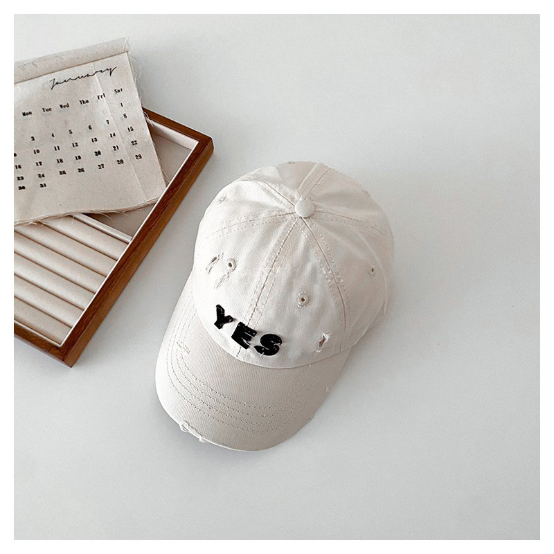 Primavera y otoño retro vaquero lavado sombrero para niños sombreros de letras viejas para niños y niñas sombreros de béisbol suaves