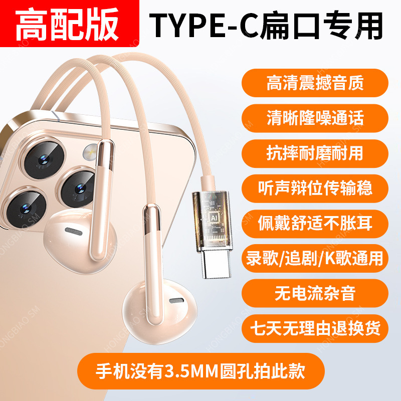 2025新型私モードTYPE-Cデジタルデコード有線イヤホン携帯電話高音質入耳式イヤホン電気HiFi|undefined