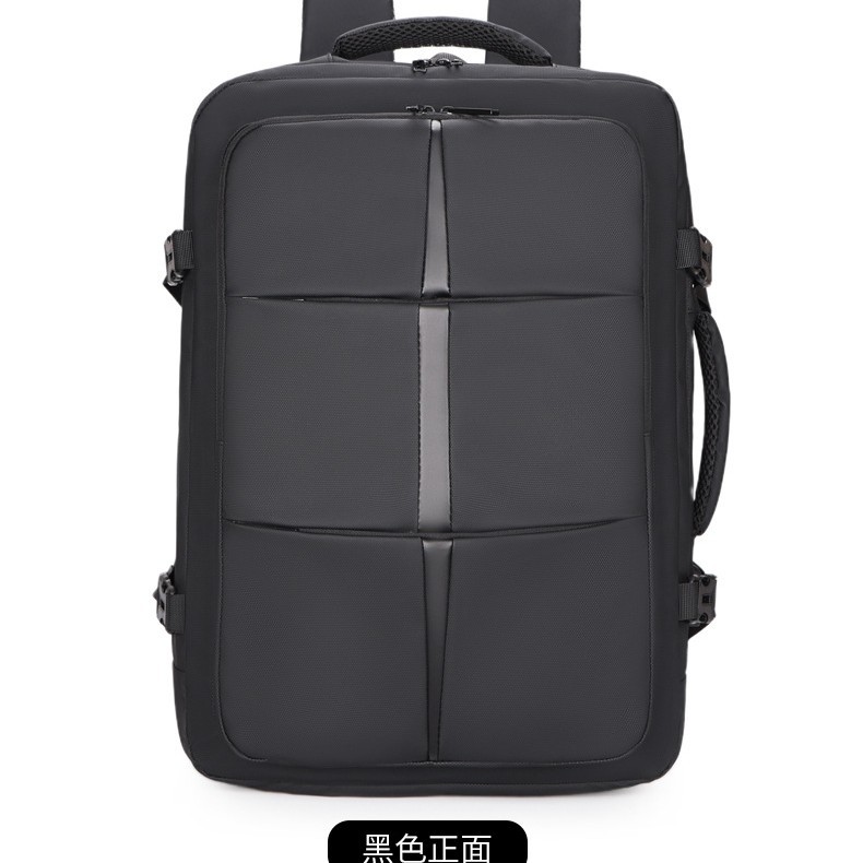 New Business Expansion Large-Capacity Computer Bag for Business Trips and Commuting, Independent Shoe Compartment, Travel Backpack, Oxford Cloth School Bag