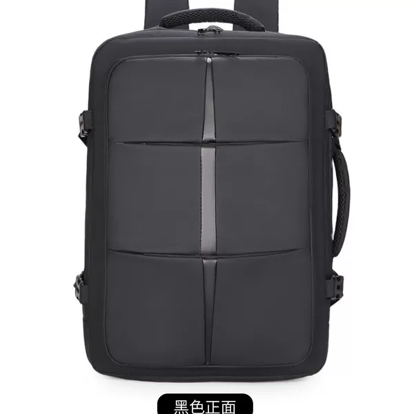 New Business Expansion Large-Capacity Computer Bag for Business Trips and Commuting, Independent Shoe Compartment, Travel Backpack, Oxford Cloth School Bag