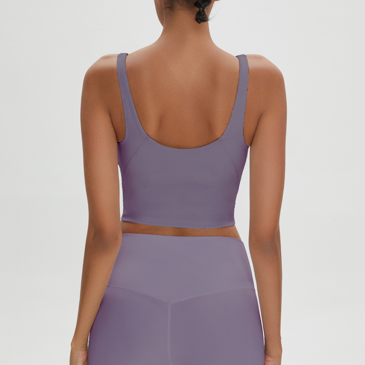 跨境新款U型后背高强度运动内衣 跑步瑜伽内衣欧美运动文胸