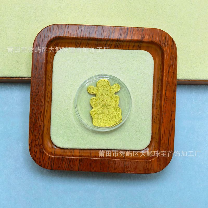 足金999黄金手机贴新款手机金贴公主请发财中国马上有钱 礼品批发|undefined