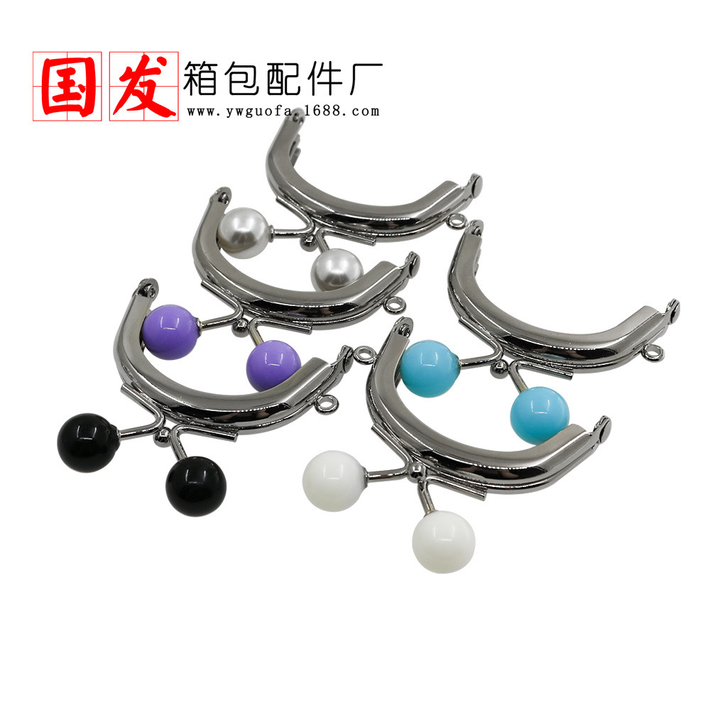 Protección del medio ambiente plateado: 6CM cabeza de caramelo no porosa brillante oro 14mm cabeza de perlas viscosas de color caramelo